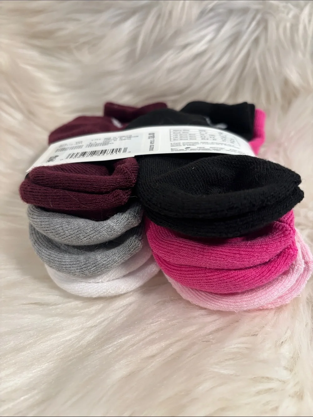 Nike 6 Pack Cushioned Girls Ankle Socks NEW